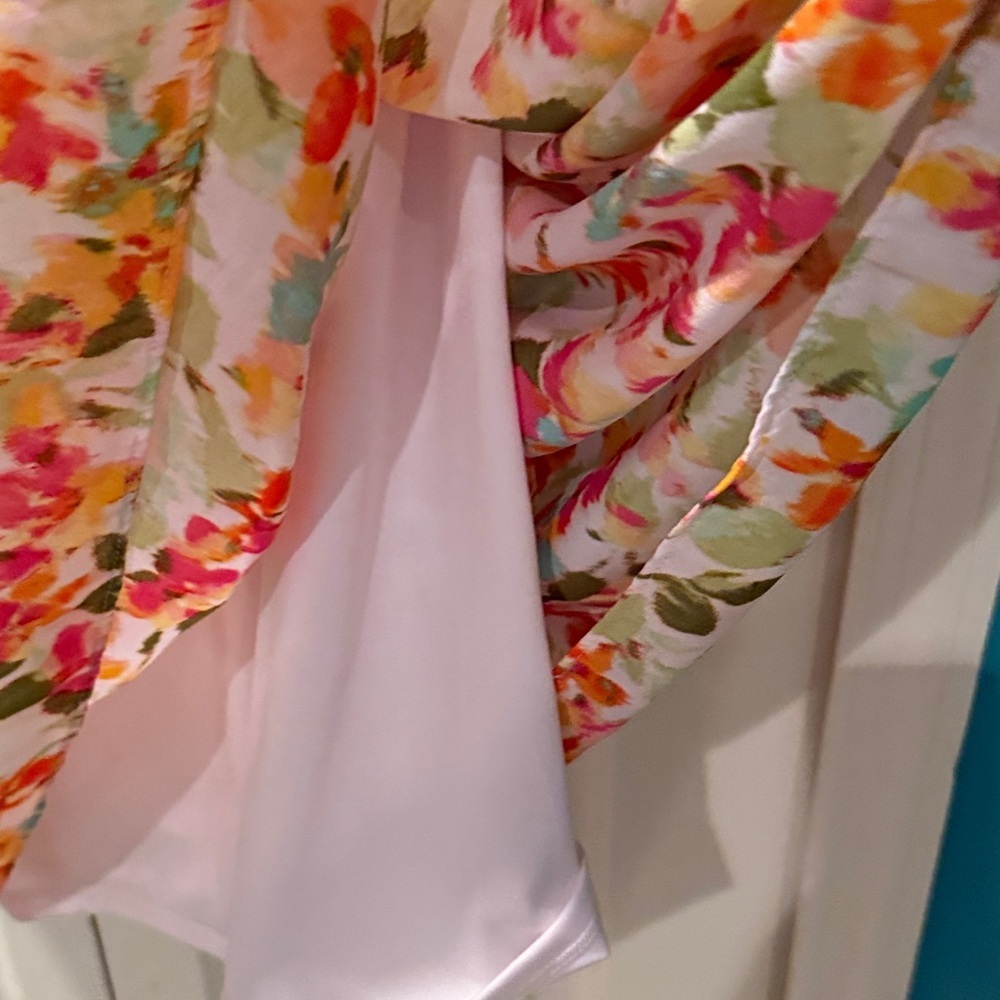 # Emma & Michele 1X Colorful Floral Dress - Picture 4 of 8